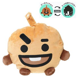 BT21 トラベルまくら フード付き ネックピロー SHOOKY LINE FRIENDS 丸眞 旅行用品 キャラクター 商品 シネマコレクション プレゼント 男の子 女の子 ギフト