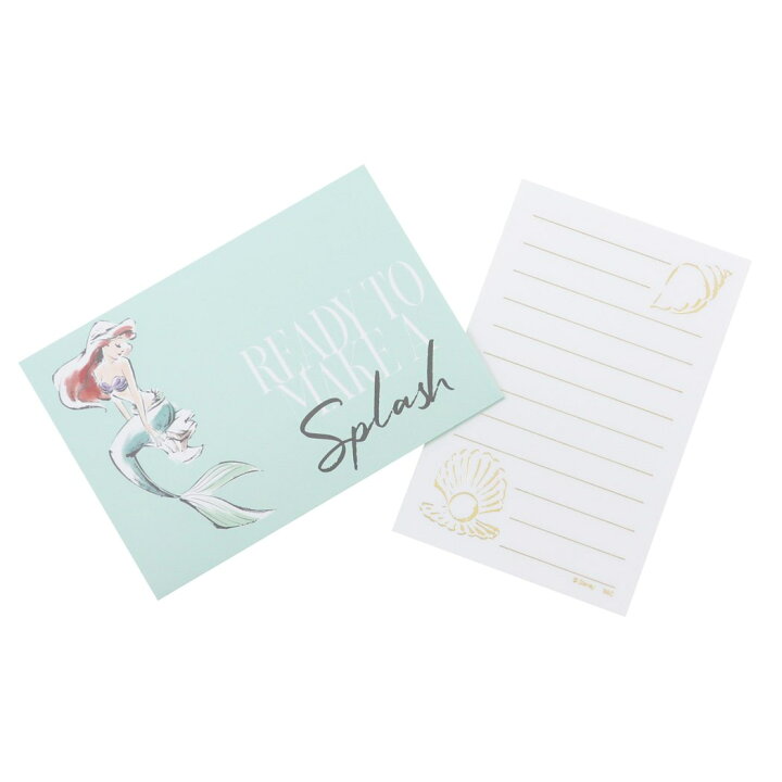 楽天市場 リトルマーメイド ミニ レターセット 手渡し 手紙セット アリエル ディズニープリンセス S C ミニ便箋 ミニ封筒 かわいい 女の子 キャラクター グッズ メール便可 シネマコレクション キャラクターのシネマコレクション