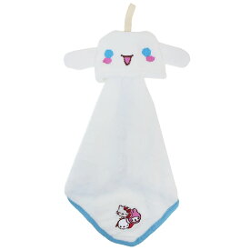 シナモロール 吊り下げマスコットタオル マイクロ ループタオル マスコットシナモン サンリオ 丸眞 お手拭きタオル 抗菌防臭 キャラクター グッズ シネマコレクション プレゼント 男の子 女の子 ギフト