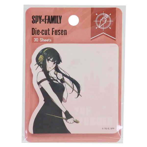 【最大1000円OFFクーポン！】SPYxFAMILY スパイファミリー ダイカット ふせん 付箋 ヨル 少年ジャンプ カミオジャパン 新学期準備文具 コレクション文具 アニメメール便可