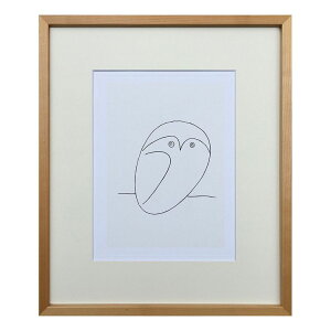 パブロ ピカソ アートポスター Le hibou-NA Pablo Picasso 美工社 IPP-61882 フクロウ 壁掛け用 インテリア 取寄品 シネマコレクション