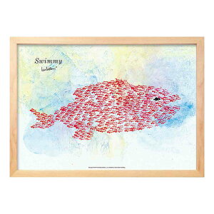 �y�|�C���g10�{ & �N�[�|���I�z�A�[�g�|�X�^�[ �A�[�g�t���[�� ���I ���I�[�j Swimmy-Giant Fish Leo Lionni ���H�� ZLL-61857 �G�{��� �Ǌ|���p �C���e���A ���i�y�v���[���g�z