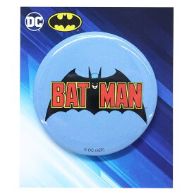 バットマン 缶バッジ カンバッジ ロゴ2 DCコミック スモールプラネット コレクション雑貨 キャラクター グッズ メール便可 シネマコレクション プレゼント 男の子 女の子 ギフト