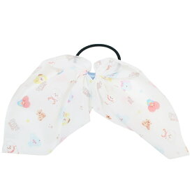 【ポイント10倍 & クーポン！】BT21 ヘアアクセ リボンゴム ちらし LINE FRIENDS カミオジャパン ヘアアクセサリー ヘアゴム ヘアポニー キャラクター 商品 メール便可 シネマコレクション プレゼント 男の子 女の子 ギフト