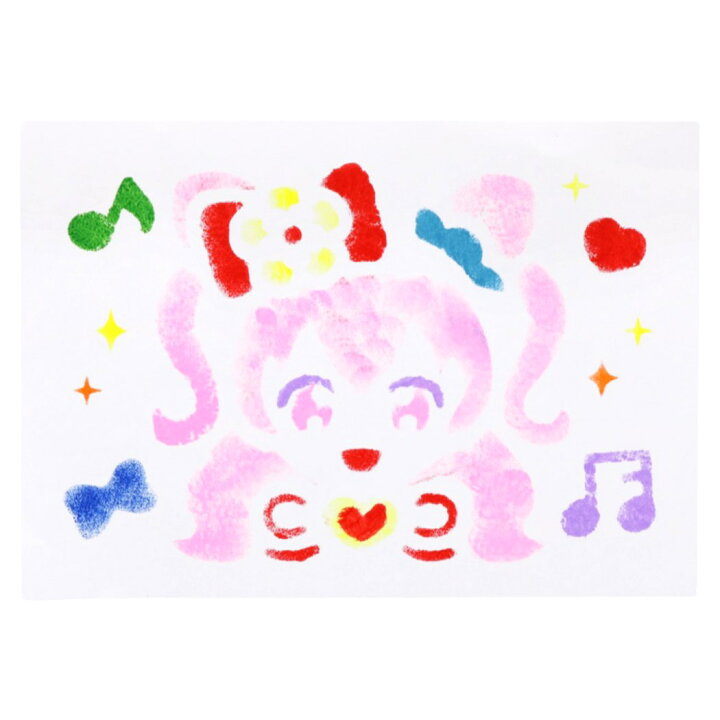 楽天市場 デリシャスパーティプリキュア 知育玩具 ぽんぽんステンシルセット サンスター文具 ぬりえ お絵かき 女の子 アニメキャラクター グッズ シネマコレクション キャラクターのシネマコレクション