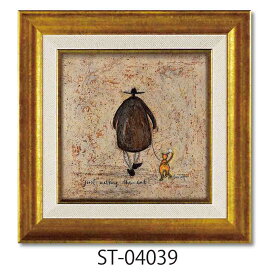 サムトフト 額付きポスター Sam Toft ネコとおさんぽ ユーパワー ST-04039 ギフト インテリア 取寄品 シネマコレクション