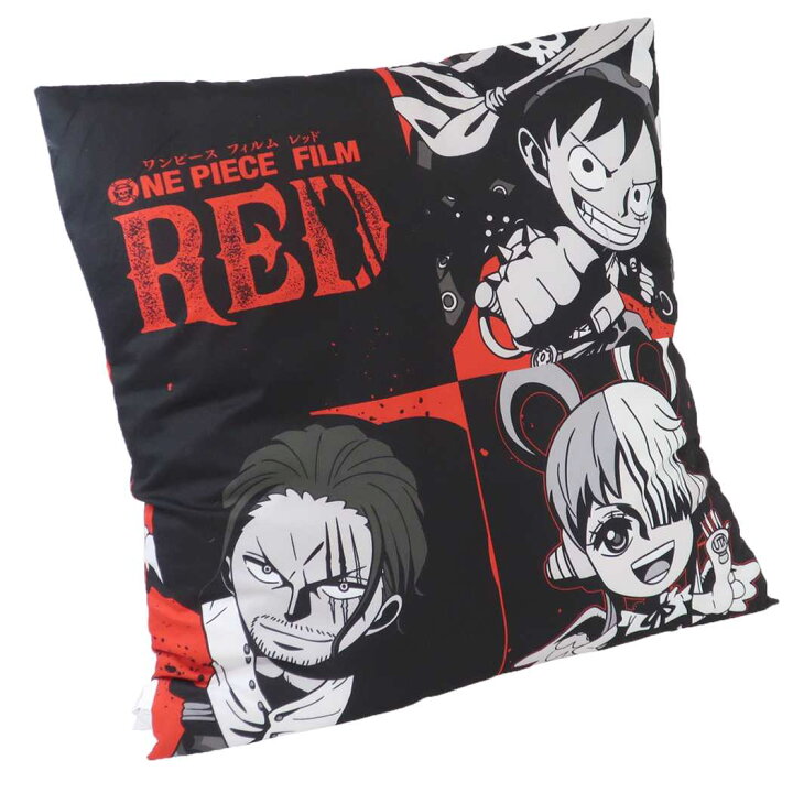 楽天市場 ワンピース クッション 45cmスクエアクッション 劇場版 One Piece Film Red ルフィ シャンクス ウタ 少年ジャンプ ケイカンパニー インテリア雑貨 アニメキャラクター グッズ シネマコレクション キャラクターのシネマコレクション