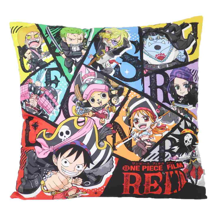 楽天市場 ワンピース クッション 45cmスクエアクッション 劇場版 One Piece Film Red 麦わらの一味 少年ジャンプ ケイカンパニー インテリア雑貨 アニメキャラクター グッズ シネマコレクション キャラクターのシネマコレクション