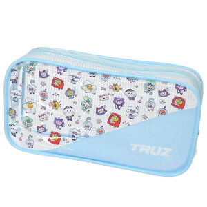 TRUZ ペンポーチ クリアペンケース LINE FRIENDS エンスカイ ボックスペンケース 筆箱 新学期準備文具 キャラクター 商品 シネマコレクション プレゼント 男の子 女の子 ギフト