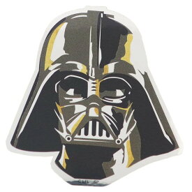 【ポイント10倍 & クーポン！】スターウォーズ ビッグシール ダイカットビニールステッカー ダースベイダー シルバー STAR WARS スモールプラネット デコシール 耐水性 キャラクター グッズ メール便可 シネマコレクション