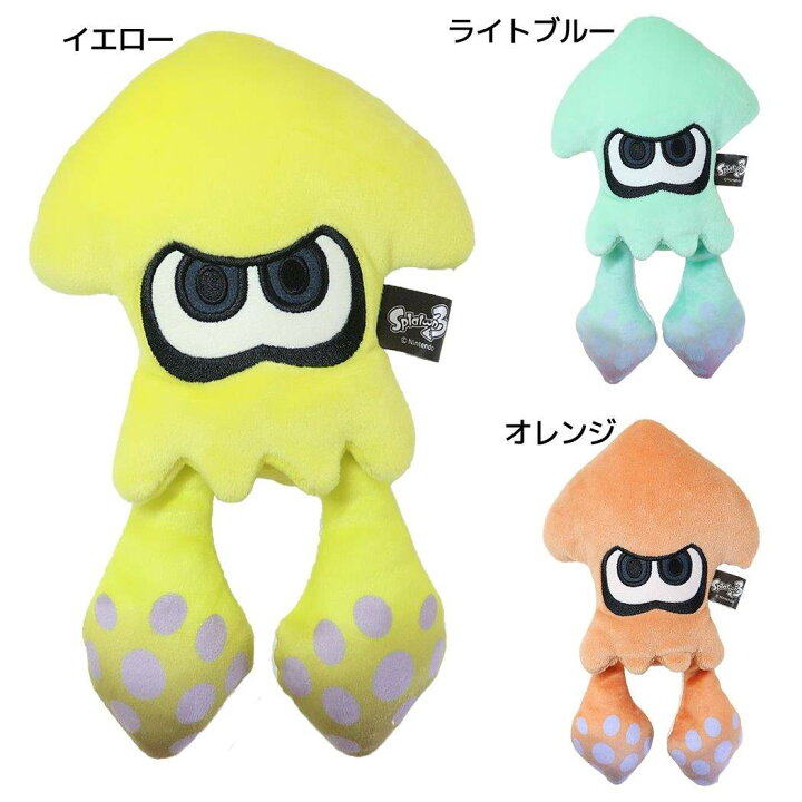 楽天市場】スプラトゥーン3 ぬいぐるみ プラッシュドールS イカ 三英 