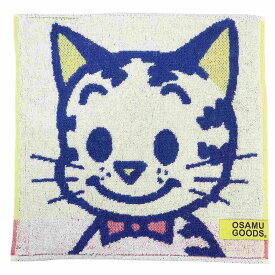 オサムグッズ オーガニックコットンミニタオル ジャガードハンカチタオル カラフル キャット Osamu Goods 丸眞 汗拭きタオル キャラクター グッズ メール便可 シネマコレクション