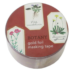 STUDY HOLIC マスキングテープ 20mm金箔マステ 植物学 Green Flash デコレーション DECOテープ グッズ メール便可 シネマコレクション プレゼント 男の子 女の子 ギフト
