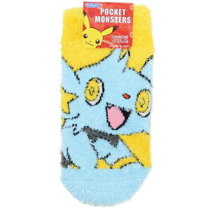ポケットモンスター 子ども用防寒室内靴下 キッズもこもこショートソックス コリンクアップ ポケモン スモールプラネット ウォーマー雑貨 キャラクター グッズ メール便可 シネマコレクシ