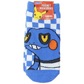 ポケットモンスター 子供用靴下 キッズソックス グレッグル チェック ポケモン スモールプラネット キャラックス 子ども キャラクター グッズ メール便可 シネマコレクション プレゼント 男の子 女の子 ギフト