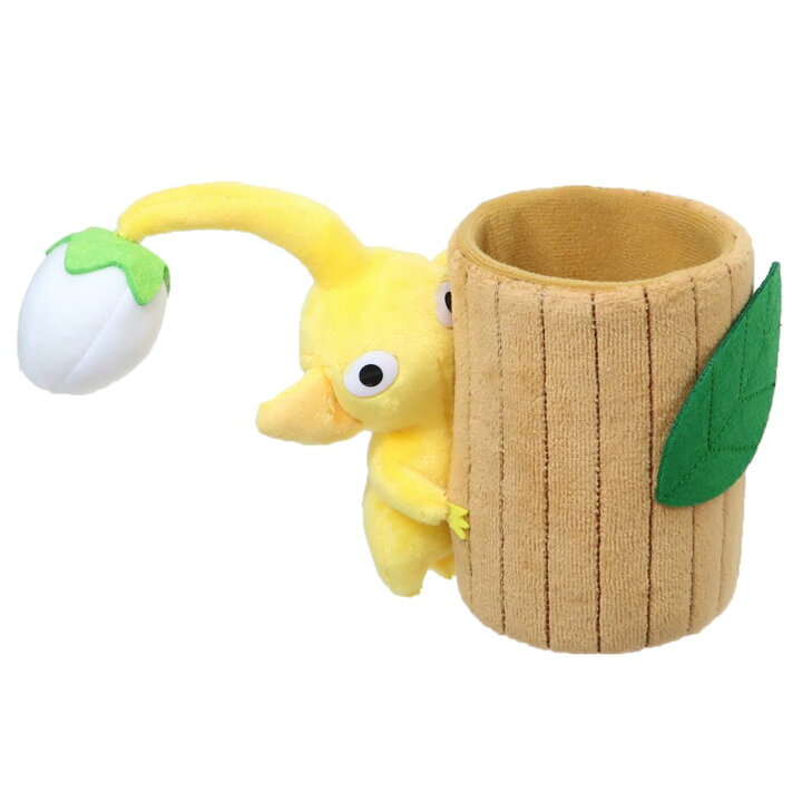 楽天市場】ピクミン 卓上収納 ぬいぐるみ小物入れ 黄ピクミン 木 三英 