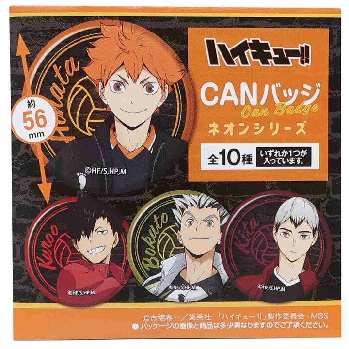 楽天市場】ハイキュー！！ グッズ 缶バッジ セット CANバッジ全10種 10 