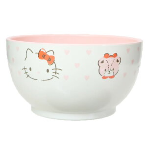 ハローキティ キッズ食器 塗小どんぶり ピンクハート サンリオ 金正陶器 女の子 子ども 子供 日本製食器 キャラクター グッズ シネマコレクション