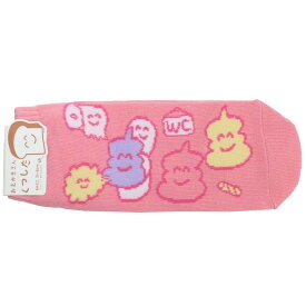 おえかきさん 女性用靴下 レディースくるぶしソックス うんちさんトイレまち オクタニ 大人向け かわいい グッズ メール便可 シネマコレクション