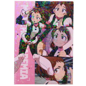 僕のヒーローアカデミア クリアフォルダー ホログラムA4シングルクリアファイル 麗日お茶子 新入学 少年ジャンプ カミオジャパン 新学期準備文具 アニメキャラクター グッズ メール便可 シ
