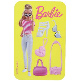 バービー ダイカットシール ダイカットビニールステッカー YE Barbie スモールプラネット デコシール 耐水性 キャラクター グッズ メール便可 シネマコレクション ホワイトデー