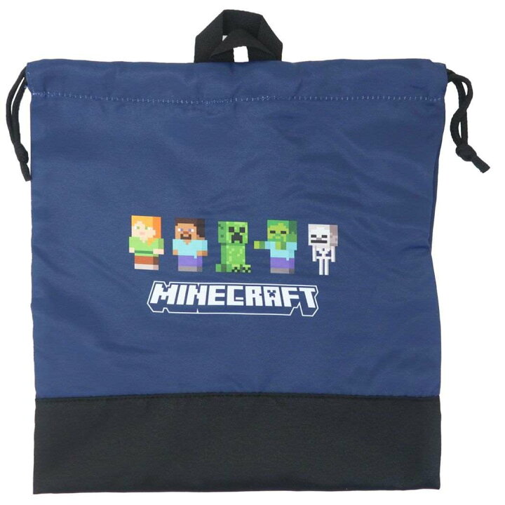 楽天市場】マインクラフト 巾着袋 ジャージケース NV 新入学 Minecraft  