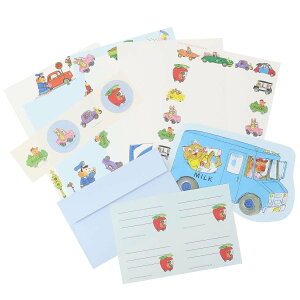 リチャードスキャリー 手紙セット レターセット くるま スモールプラネット 便箋&封筒 絵本キャラクター グッズ メール便可 シネマコレクション