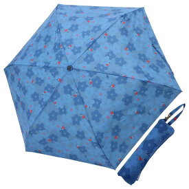 ムーミン 折畳傘 3段折りたたみ傘 フローラルパターン 北欧 カミオジャパン 晴雨兼用 折り畳み傘 かわいい キャラクター グッズ シネマコレクション