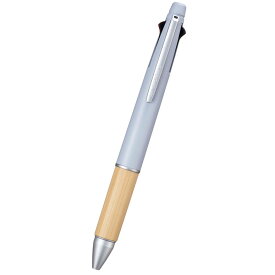 シャープペン＆黒赤青緑4色ボールペン ジェットストリーム 多機能ペン4＆1 BAMBOO ボール径0.5mm 芯径0.5mm 三菱鉛筆 新学期準備 筆記用具 事務用品 中学生 高校生 大人 グッズ メール便可 シネマコレクション