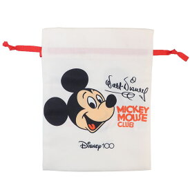 ミッキーマウス 巾着袋 トラベル巾着 きんちゃくポーチ D100 ミッキーマウスクラブ ディズニー スモールプラネット 旅行仕分け袋 キャラクター グッズ メール便可 シネマコレクション