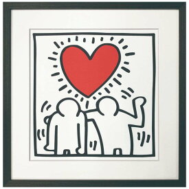 キースヘリング アートポスター Keith Haring Untitled (be mine)1987 美工社 額付き ギフト インテリア 取寄品 シネマコレクション