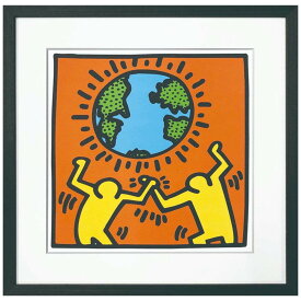 キースヘリング アートポスター Keith Haring Untitled(world) 美工社 額付き ギフト インテリア 取寄品 シネマコレクション