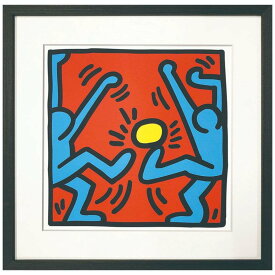 キースヘリング アートポスター Keith Haring Untitled 美工社 額付き ギフト インテリア 取寄品 シネマコレクション