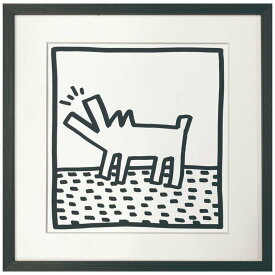 キースヘリング アートポスター Keith Haring Untitled(barking dog) 美工社 額付き ギフト インテリア 取寄品 シネマコレクション