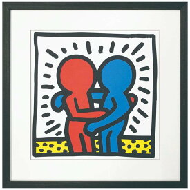 キースヘリング アートポスター Keith Haring Untitled1987 美工社 額付き ギフト インテリア 取寄品 シネマコレクション