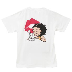 ベティブープ Tシャツ T-SHIRTS キスマーク Lサイズ XLサイズ BETTY BOOP スモールプラネット 半袖 キャラクター グッズ メール便可 シネマコレクション