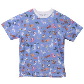 キャッツ＆ドッグス Tシャツ T-SHIRTS いっぱい パターン Lサイズ XLサイズ ディズニー スモールプラネット 半袖 キャラクター グッズ メール便可 シネマコレクション