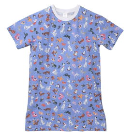 キャッツ＆ドッグス Tシャツ ロング T-SHIRTS いっぱい パターン ディズニー スモールプラネット 半袖 キャラクター グッズ シネマコレクション