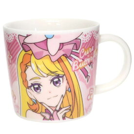 ひろがるスカイ！プリキュア キッズ食器 フェイスマグS キュアバタフライ 金正陶器 女の子 子ども 子供 日本製食器 アニメキャラクター グッズ シネマコレクション