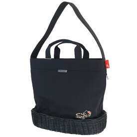 【ポイント10倍 & クーポン！】ハローキティ ショルダーバッグ IP.MED2way.スロース MEDIUM トートバッグ ブラック/BLACK サンリオ ルートート 手提げかばん キャラクター グッズ シネマコレクション