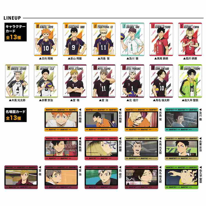 楽天市場】ハイキュー！！ グッズ コレクション雑貨 PICHARM 
