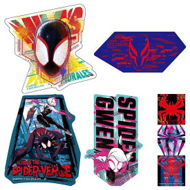 スパイダーマン：アクロス ザ スパイダーバース ダイカットシール ステッカーセット MARVEL インロック コレクション雑貨 デコレーション キャラクター グッズ メール便可【MARVELCorner】