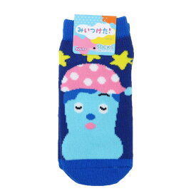【最大1000円OFFクーポン！】みいつけた！ キッズソックス 子ども用靴下 コッシー おやすみ NHK スモールプラネット キャラックス キャラクター グッズ メール便可 シネマコレクション