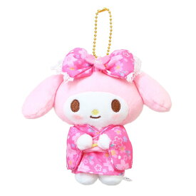 【ポイント10倍 & クーポン！】マイメロディ グッズ マスコット ボールチェーンマスコット 桜着物 サンリオ ナカジマ かわいい キャラクター シネマコレクション