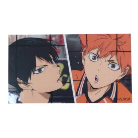 【最大1000円OFFクーポン！】ハイキュー！！ グッズ ダイカットシール キャラクターステッカー 日向＆影山 少年ジャンプ スモールプラネット ダイカットビニールステッカー デコシール 耐水性 アニメキャラクター メール便可 シネマコレクション