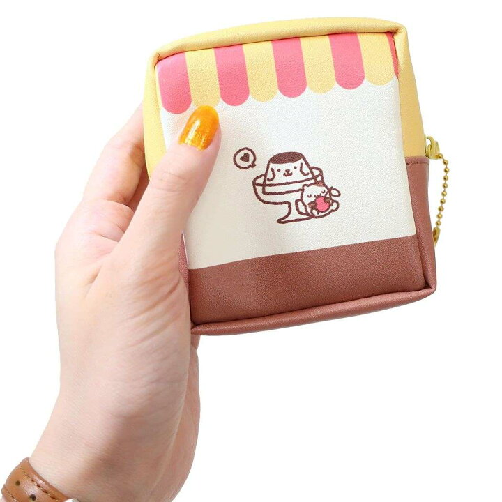 楽天市場】ポムポムプリン ミニポーチ 箱型ミニポーチ ファンシー