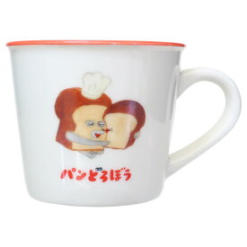 パンどろぼう マグカップ カラーラインマグカップ パンいろいろ ティーズファクトリー プレゼント ギフト 絵本キャラクター グッズ シネマコレクション
