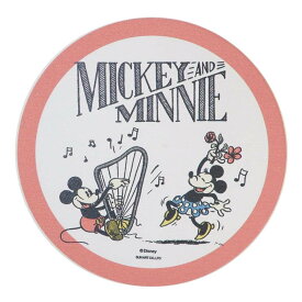 ミッキーマウス＆ミニーマウス テーブルウェア 吸水コースター ディズニー サンアート プレゼント キャラクター グッズ メール便可 シネマコレクション