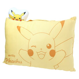 【最大1000円OFFクーポン！】ポケットモンスター 枕 マスコット付きまくら ピカチュウ ポケモン モリシタ お昼寝枕 キャラクター グッズ シネマコレクション