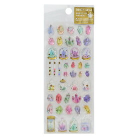 【ポイント10倍 & クーポン！】シールシート ドロップシール 鉱石 アクティブコーポレーション デコレーション デコシール かわいい グッズ メール便可 シネマコレクション